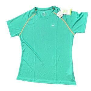 SPRING SEAON womens dry easy material sun protection short sleeve shirt XL NWT